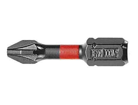 TengTools - Grot udarowy 1/4" PZ2 30 mm (5 szt.) - PZP3000205