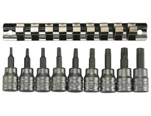 TengTools - Nasadki TX w zestawie z chwytem kwadratowym 3/8