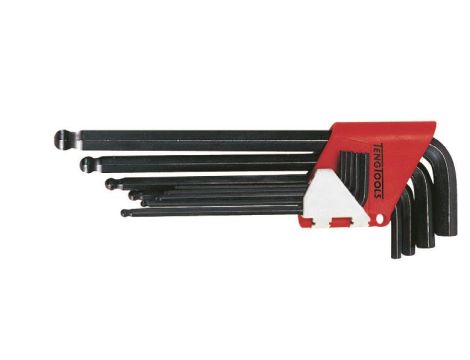 TengTools - Zestaw 9 kluczy sześciokątnych z kulką 1,5-10,0 - 1479MM