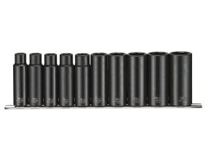 TengTools - Nasadki udarowe długie w zestawie z chwytem 1/2