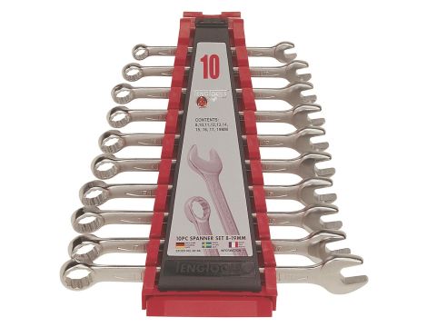 TengTools - Zestaw kluczy płasko-oczkowych 6510A - 6510A