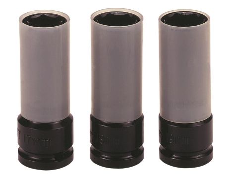 TengTools - Zestaw nasadek do śrub kół, z chwytem kwadratowym 1/2". 9203N - 9203N