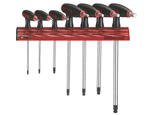 TengTools - Zestawy kluczy trzpieniowych 6-kątnych na wieszaku ściennym WRHEX07 - WRHEX07