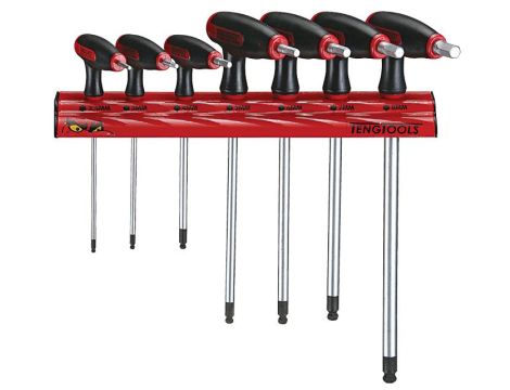 TengTools - Wieszak ścienny do kluczy trzpieniowych WRHEX07 - WRHEX07AF-R