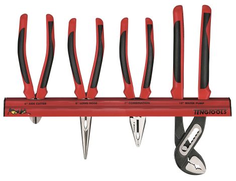 TengTools - Zestaw szczypiec na wieszaku ściennym WRMB04 - WRMB04