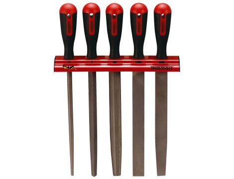 TengTools - Zestaw pilników na wieszaku ściennym WRFL05 - WRFL05