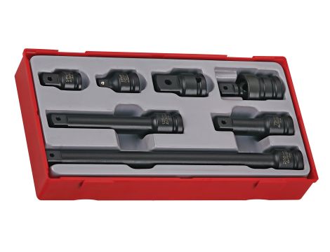 TengTools - 7-elementowy zestaw nasadek udarowych z chwytem kwadratowym 1/2" TT9207 -