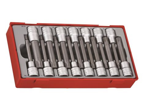 TengTools - 15-elementowy zestaw nasadek trzpieniowych typu Ribe i XZN, z chwytem kwadratowym 1/2" TTRS15 - TTRS15