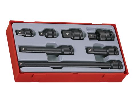 TengTools - 13-elementowy zestaw kluczy nasadowych maszynowych z chwytem kwadratowym 1/2" TT9207A - TT9207A