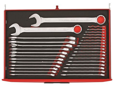 TengTools - 31-elementowy Zestaw kluczy płasko-oczkowych TTESP31 - TTESP31