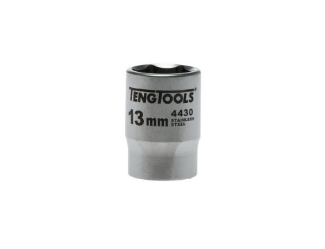 TengTools - Nasadka 6-kątna nierdzewna z chwytem 3/8" 13 mm -