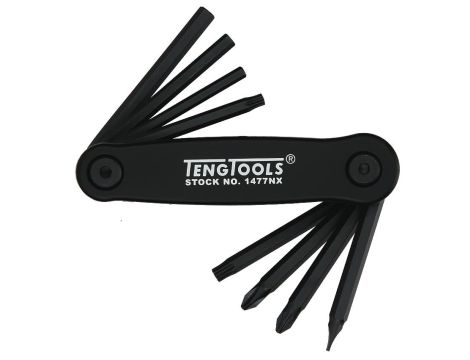 TengTools - Zestaw kluczy trzpieniowych / kluczy TX / wkrętaków 1477NX - 1477NX