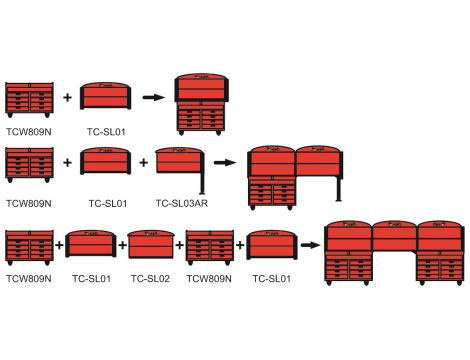 TengTools - Zestaw montażowy stołu roboczego TC-SL02 - TC-SL02