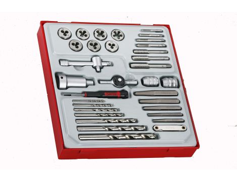 TengTools - 34-elementowy zestaw gwintowniczy TTDTD34 - TTDTD34