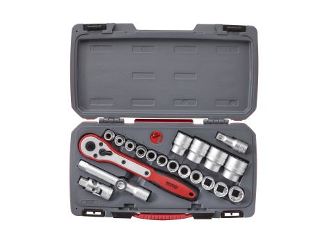 TengTools - 21-elementowy zestaw narzędzi nasadowych z chwytem kwadratowym 1/2" T1221 - T1221 - 2