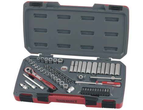 TengTools - Zestaw kluczy nasadowych z chwytem kwadratowym 1/4" T1460 - T1460