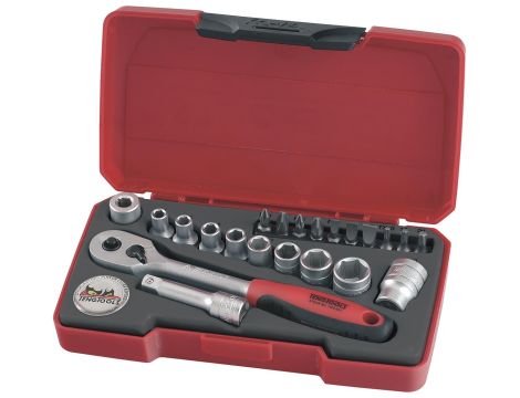 TengTools - Zestaw kluczy nasadowych z chwytem kwadratowym 1/4" T1422 - T1422