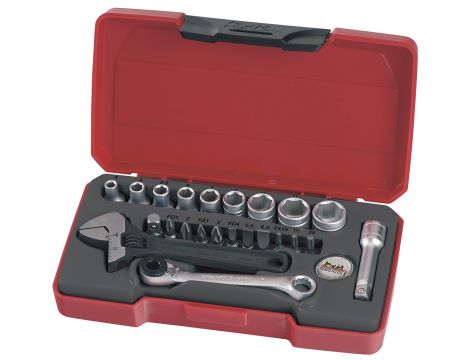 TengTools - Zestaw kluczy nasadowych z chwytem kwadratowym 1/4" T1423 - T1423