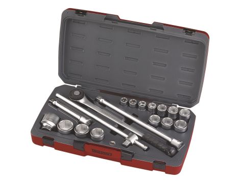 TengTools - Zestaw narzędzi nasadowych. Z chwytem kwadratowym 3/4". T3418-6 - T3418-6