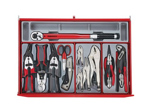 TengTools - Wózek narzędziowy 277 elementów TCMM277SV - TCMM277EV - 4