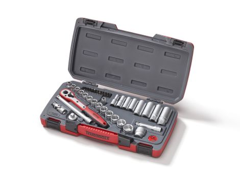 TengTools - Zestaw narzędzi nasadowych z chwytem kwadratowym 3/8" T3839 - T3839