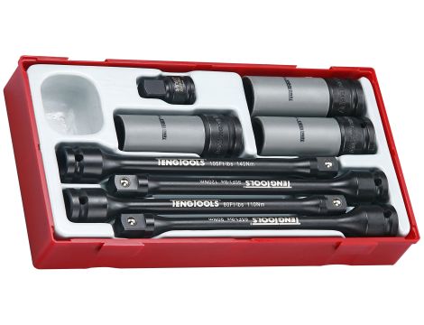 TengTools - 8-elementowy zestaw trzonów skrętnych TTTS08 - TTTS08