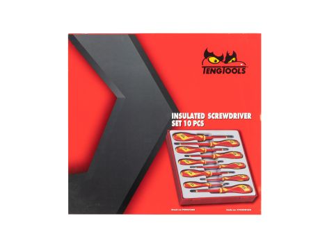 TengTools - 10-elementowy zestaw wkrętaków 1000V TTDV910N - TTDV910N - 7