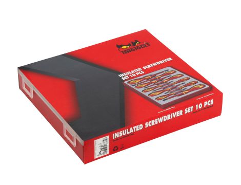 TengTools - 10-elementowy zestaw wkrętaków 1000V TTDV910N - TTDV910N - 9