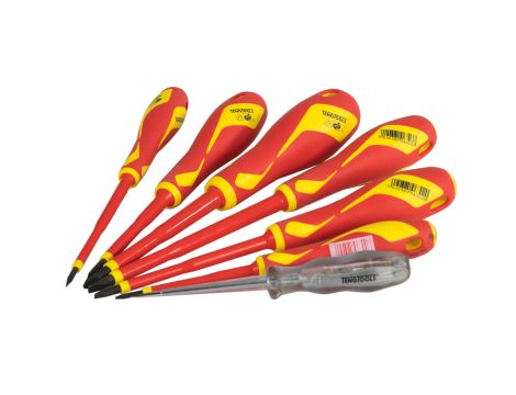 TengTools - Zestaw wkrętaków 1000V na wieszaku ściennym WRMDV07N - WRMDV07N - 3