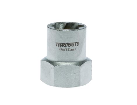 TengTools - Sześciokątne nasadki odkręcające z chwytem kwadratowym 1/2" 21 mm - ST12321