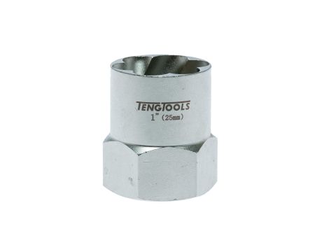 TengTools - Sześciokątne nasadki odkręcające z chwytem kwadratowym 1/2" 25 mm - ST12325