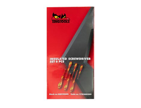 TengTools - 6-elementowy zestaw wkrętaków izolowanych 1000V MDV906N - MDV906N - 5