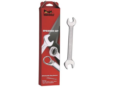 TengTools - Zestaw klucz płaskich 6-22 mm - 6208