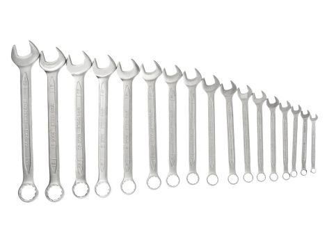 TengTools - Zestaw kluczy płasko-oczkowych 6-22 mm - 6517