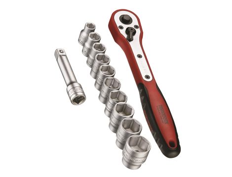 TengTools - Zestaw kluczy nasadowych z chwytem kwadratowym 3/8" M3812N1 - M3812N1