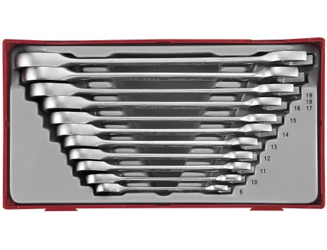 TengTools - 11-elementowy zestaw kluczy płasko-oczkowych zapadkowych TT6511RS - TT6511RS - 2