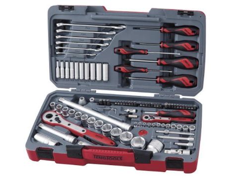 TengTools - Zestaw narzędziowy 1/4" i 1/2" - 95 elementów - TM095