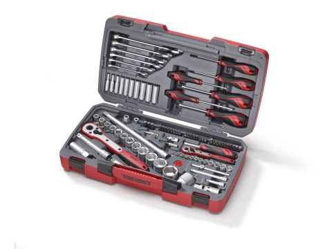TengTools - Zestaw narzędziowy 1/4" i 1/2" - 95 elementów - TM095 - 4