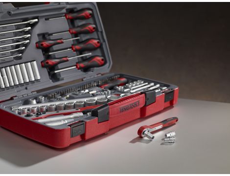 TengTools - Zestaw narzędziowy 1/4" i 1/2" - 95 elementów - TM095 - 2