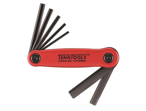 TengTools - Klucze trzpieniowe sześciokątne (imbusowe) w zestawie 1476NMM1 - 1476NMM1