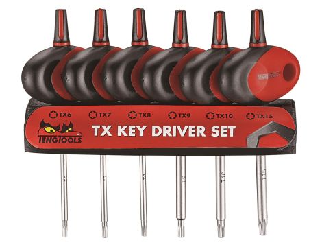 TengTools - Zestaw wkrętaków precyzyjnych Torx MDM706TXT - MDM706TXT