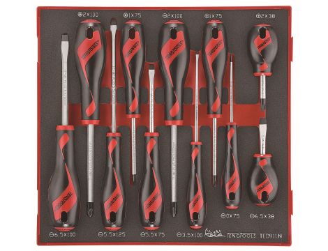 TengTools - Zestaw 11 wkrętaków TED911N - TED911N
