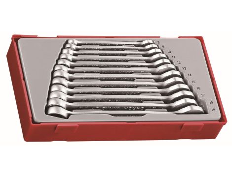 TengTools - 12-elementowy zestaw kluczy płasko-oczkowych TT8012 - TT8012