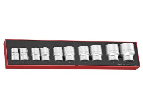 TengTools - 10-elementowy zestaw nasadek z chwytem kwadratowym 3/4". TEX3410 - TEX3410