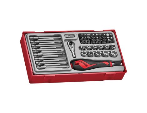 TengTools - 49-elementowy zestaw wkrętaka z grotami wymiennymi TTMDQ49 - TTMDQ49