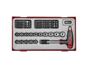TengTools - 62-elementowy zestaw wkrętaka z grotami wymiennymi TTTHQ62 - TTTHQ62