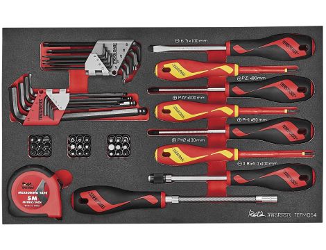 TengTools - 54-elementowy zestaw wkrętaków TEFMD54 - TEFMD54