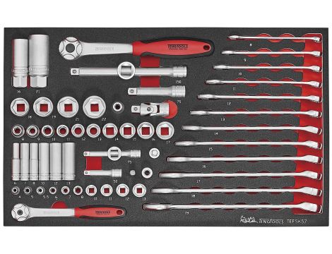 TengTools - 57-elementowy zestaw narzędzi TEFSK57 - TEFSK57