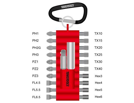 TengTools - Zestaw grotów wymiennych THBS22 - THBS22 - 2