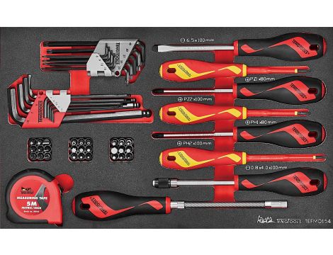 TengTools - 54-elementowy zestaw wkrętaków EVA TEFMDI54 - TEFMDI54